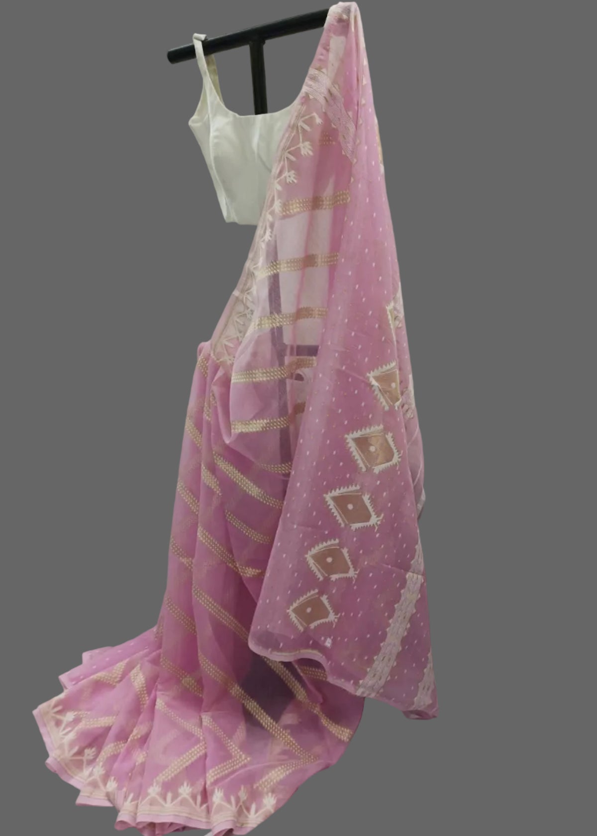 Gul Komol Jamdani Cotton Saree