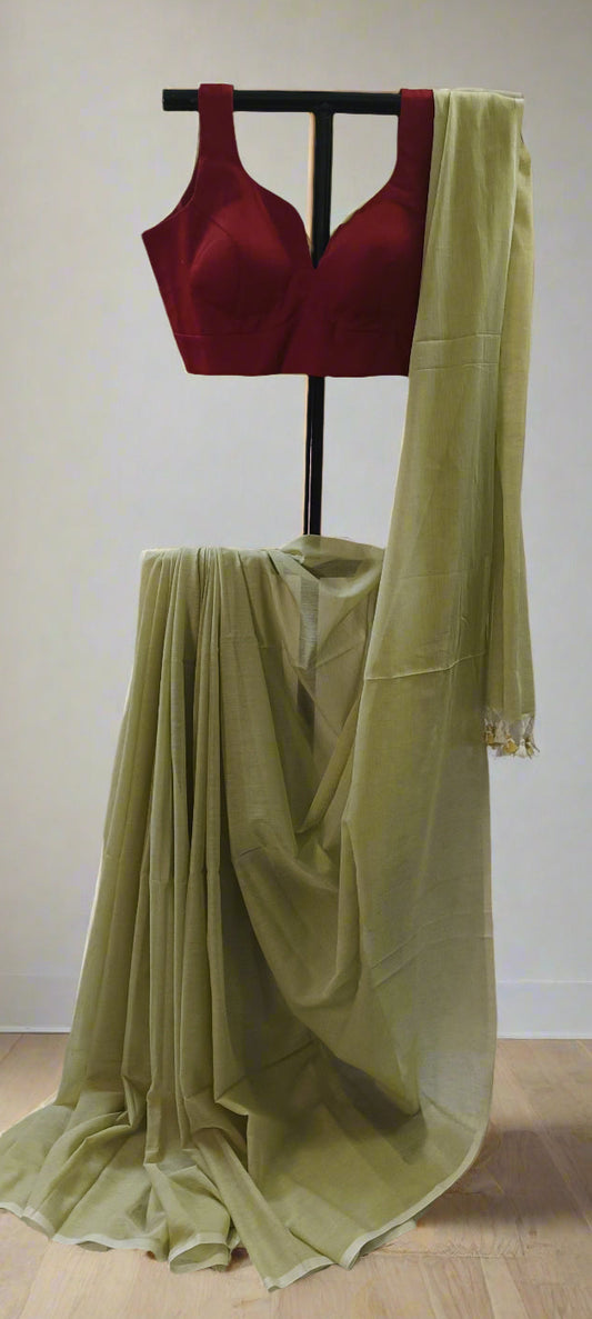 Aam Pata Mul Cotton Saree