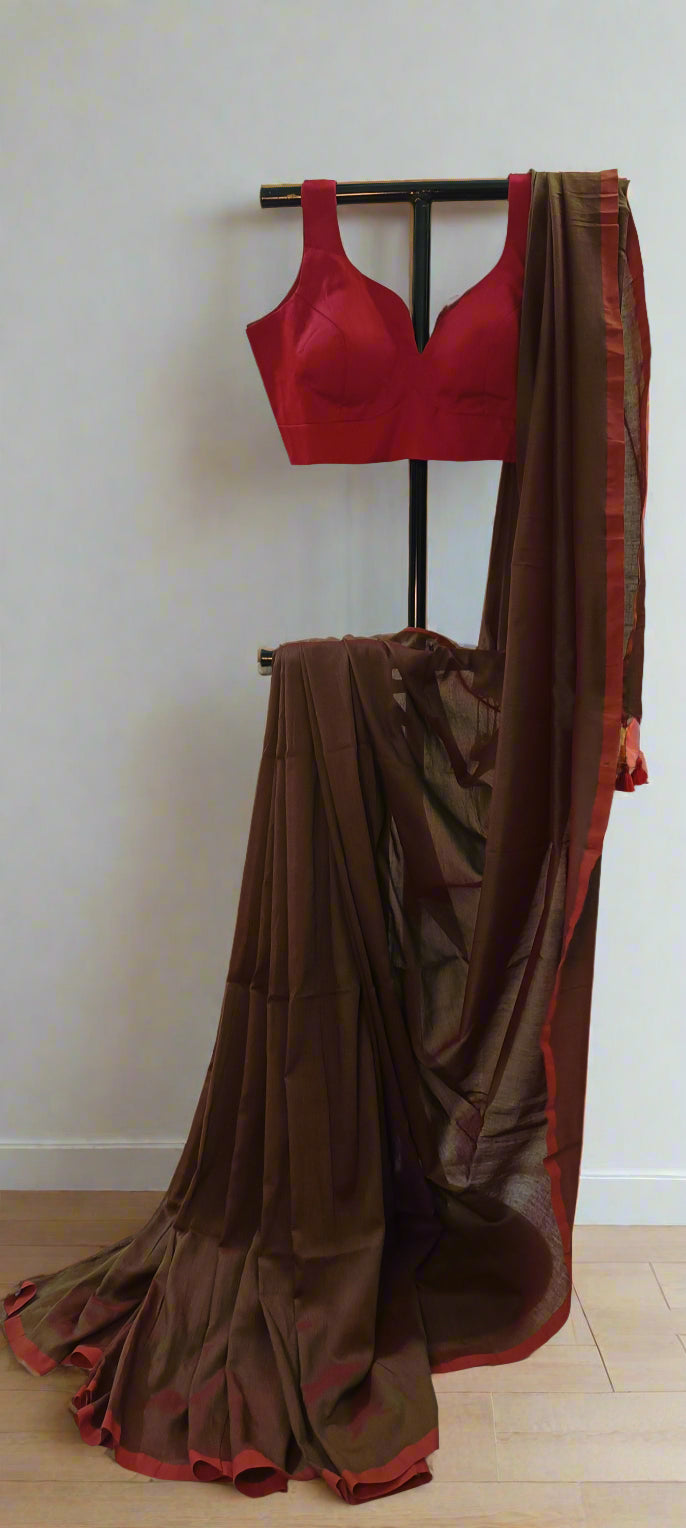 Mrityunjaya Mul Cotton Saree