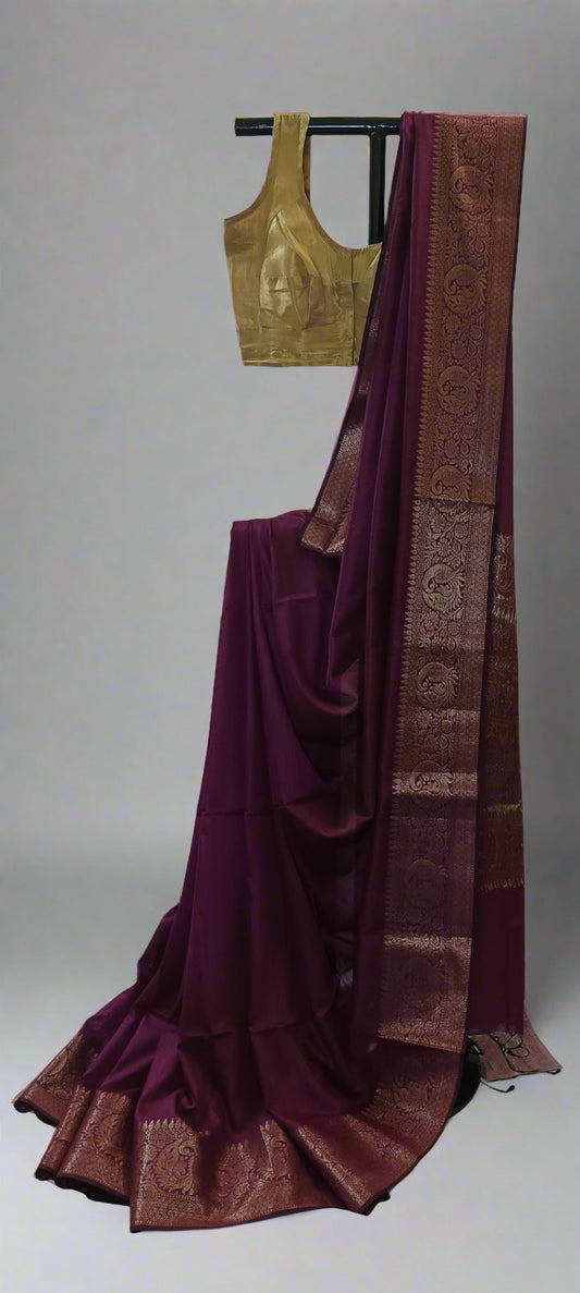 Kaavya Kansa Silk Cotton Saree