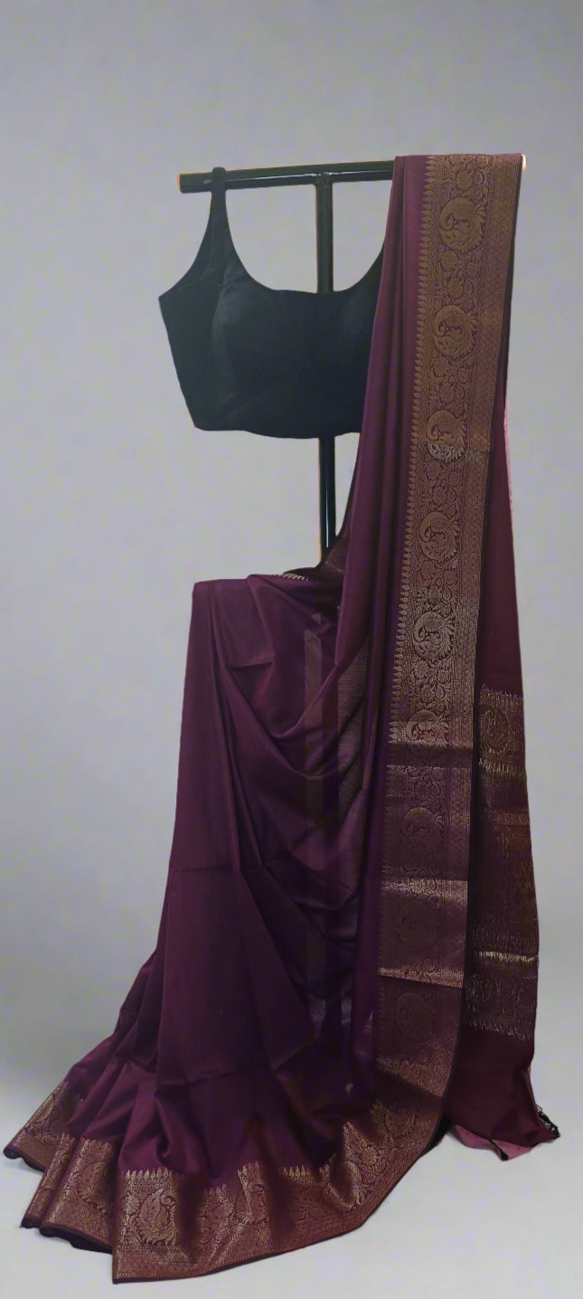 Kaavya Kansa Silk Cotton Saree