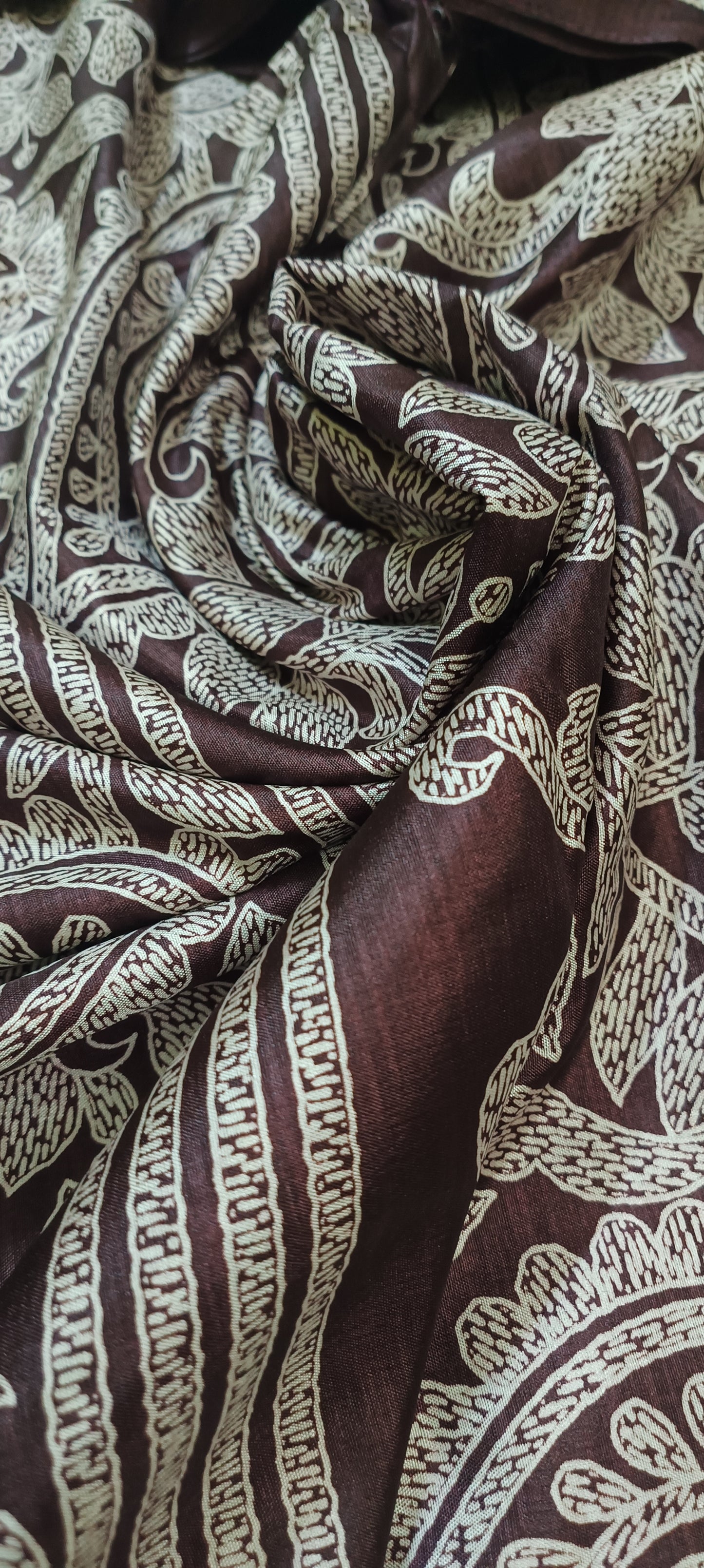 Kashi Maroon Pure Silk-Cotton Saree