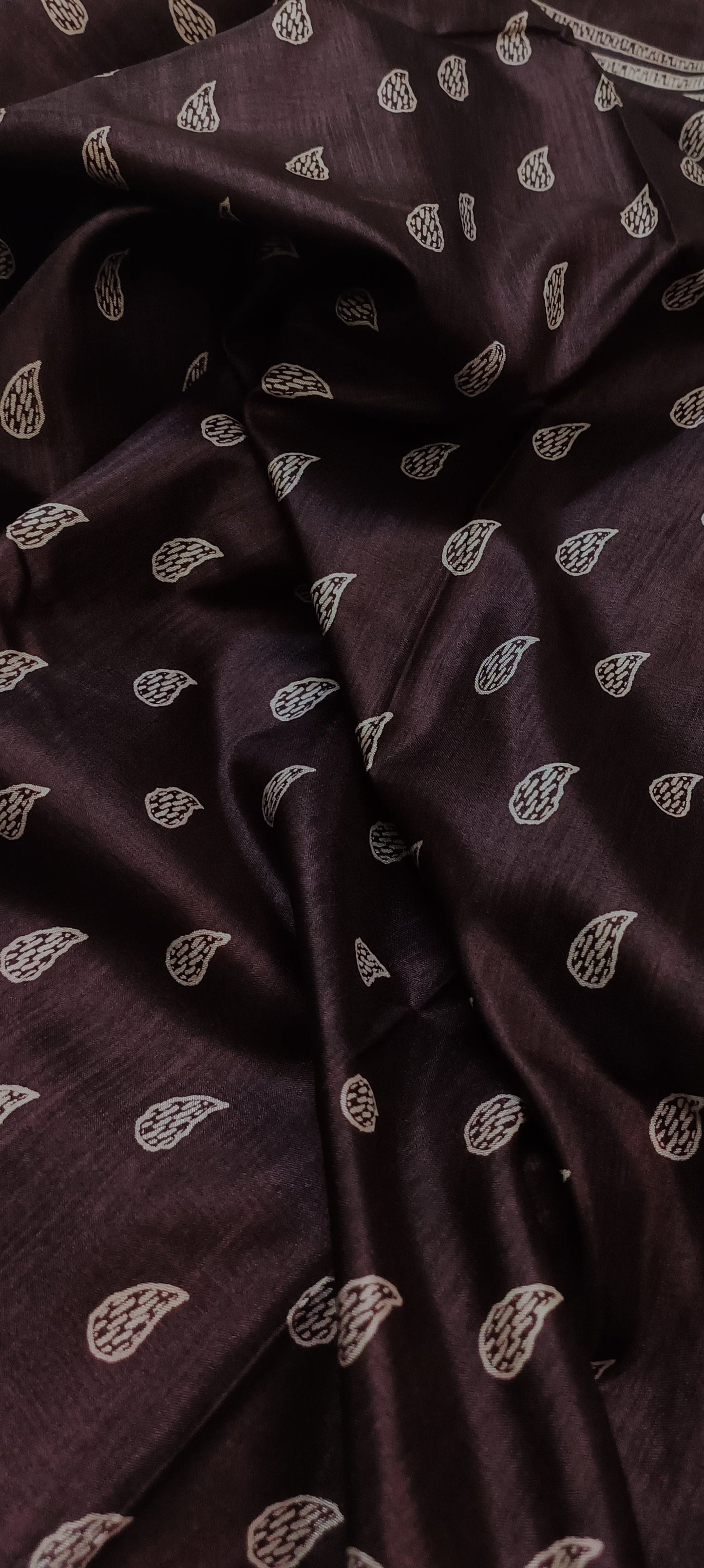 Kashi Maroon Pure Silk-Cotton Saree