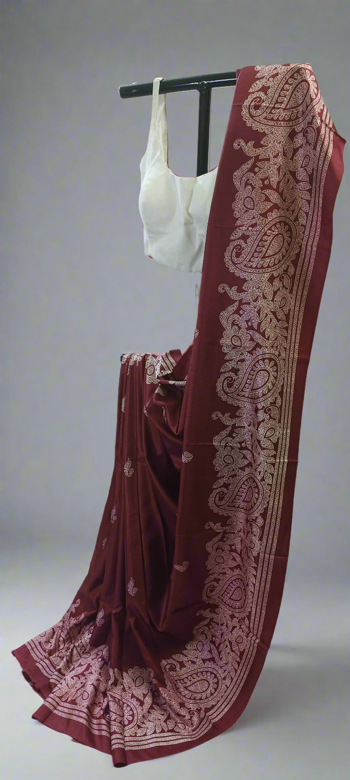 Bodh Raat Pure Silk-Cotton Blend Saree