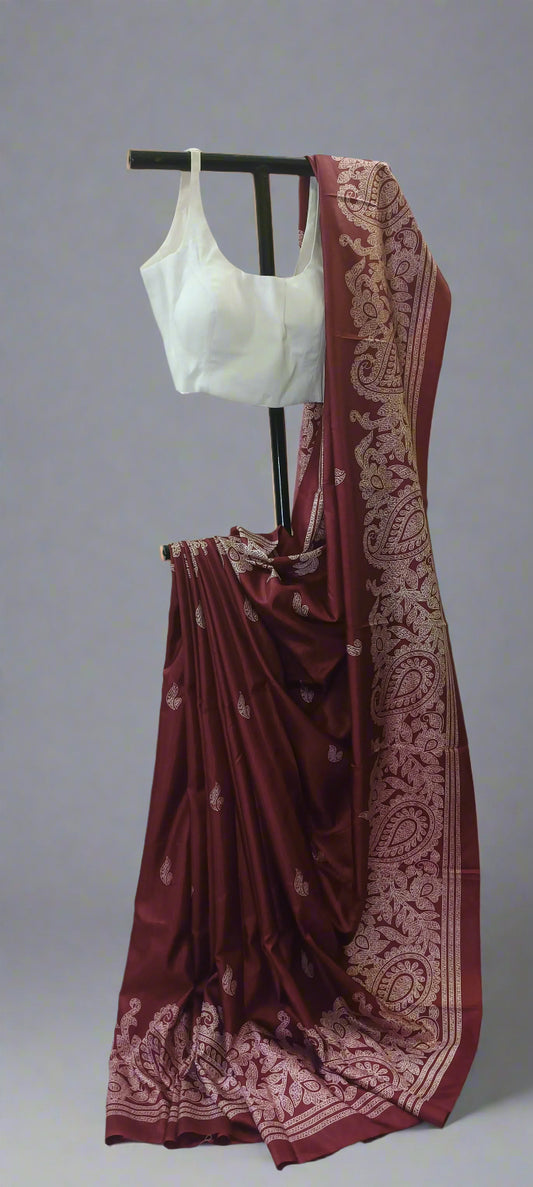 Bodh Raat Pure Silk-Cotton Blend Saree