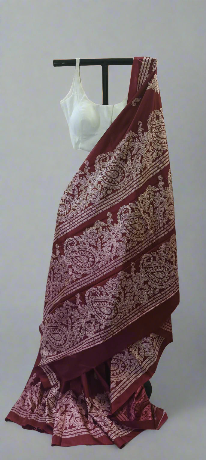 Bodh Raat Pure Silk-Cotton Blend Saree
