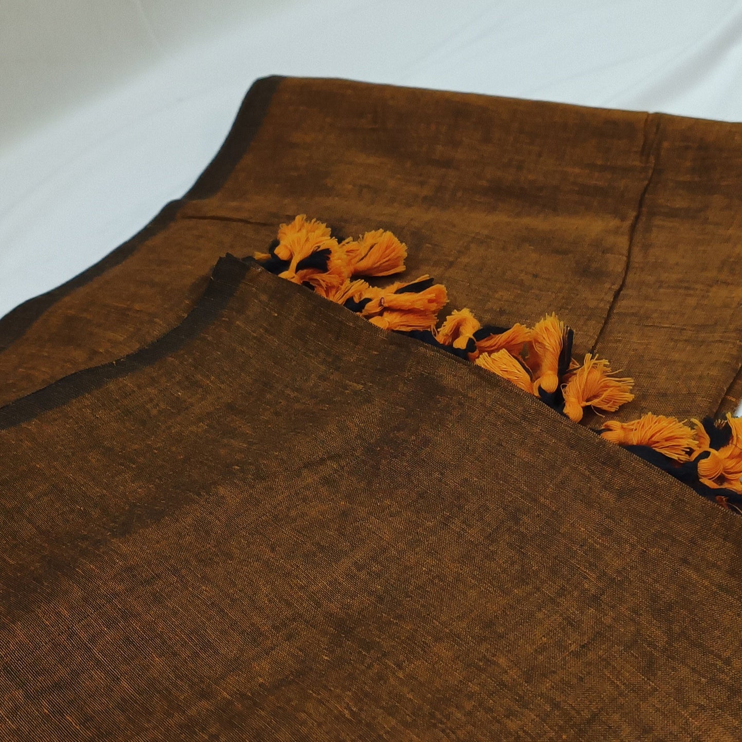 Gerua Sindoor Mul Cotton Saree
