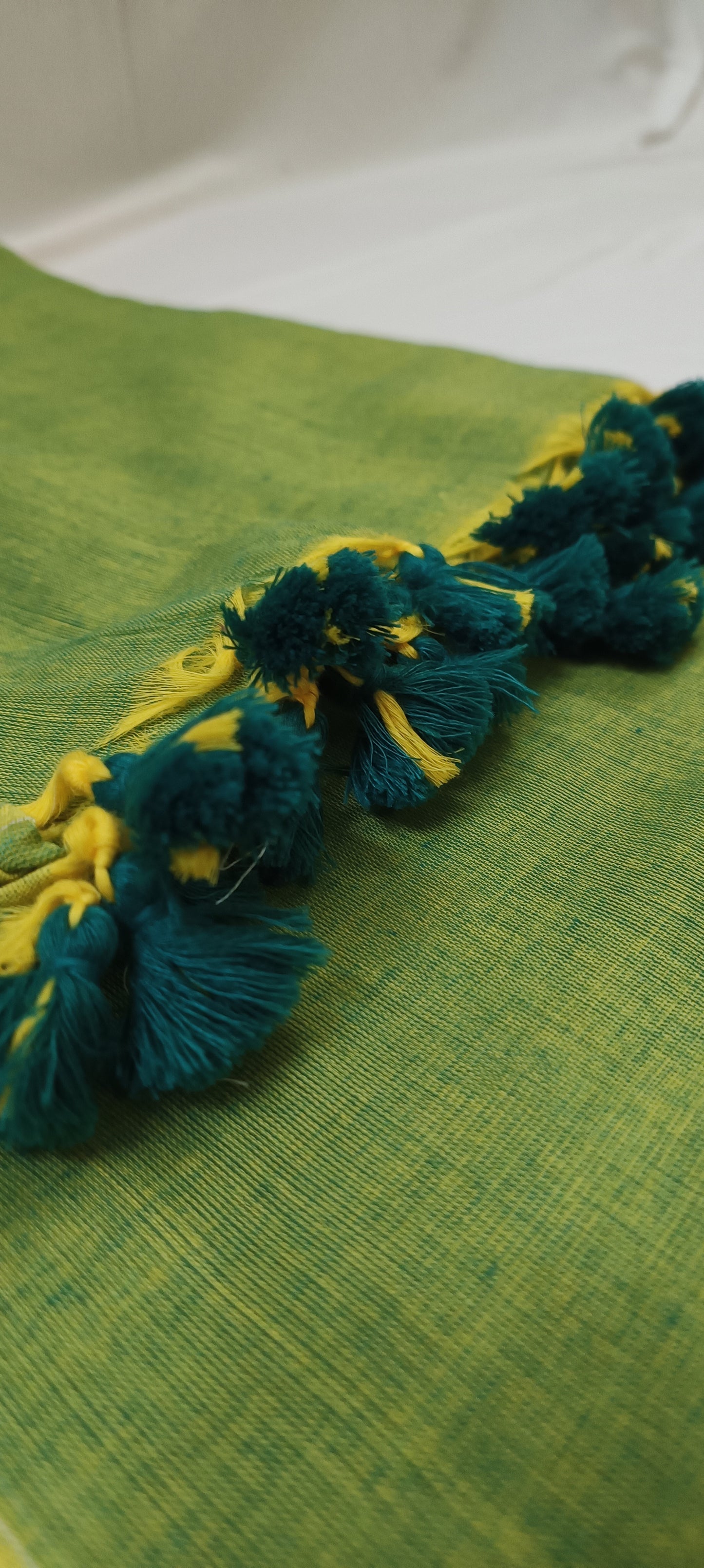 Lime Grove Mul Cotton Saree