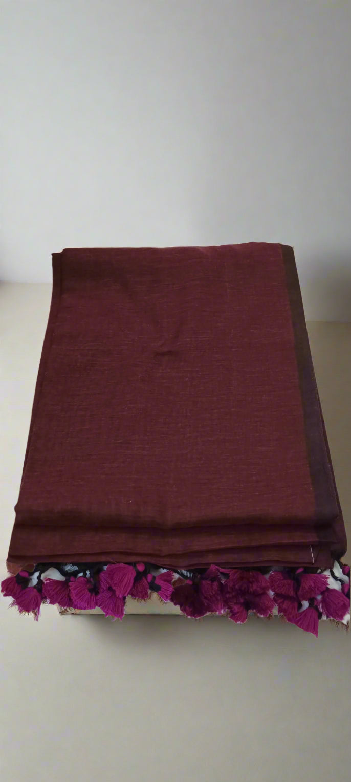 Gulmahua Mul Cotton Saree