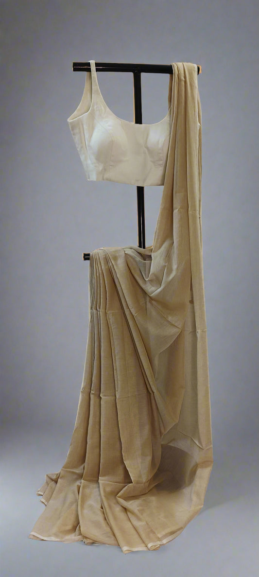 Butter Dust Mul Cotton Saree
