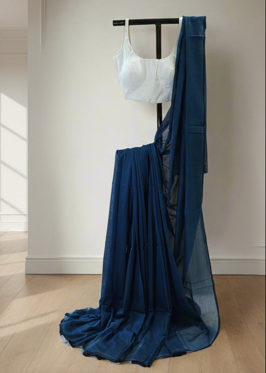Neelkaal Mul Cotton Saree