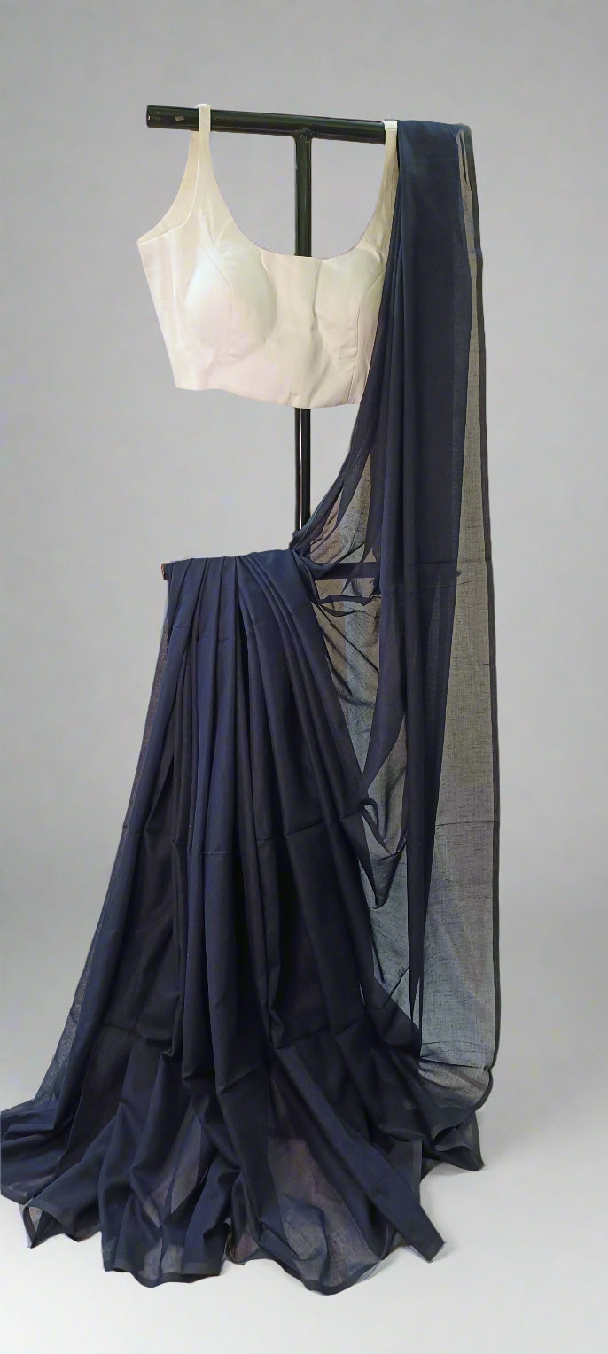 Neelkamal Mul Cotton Saree