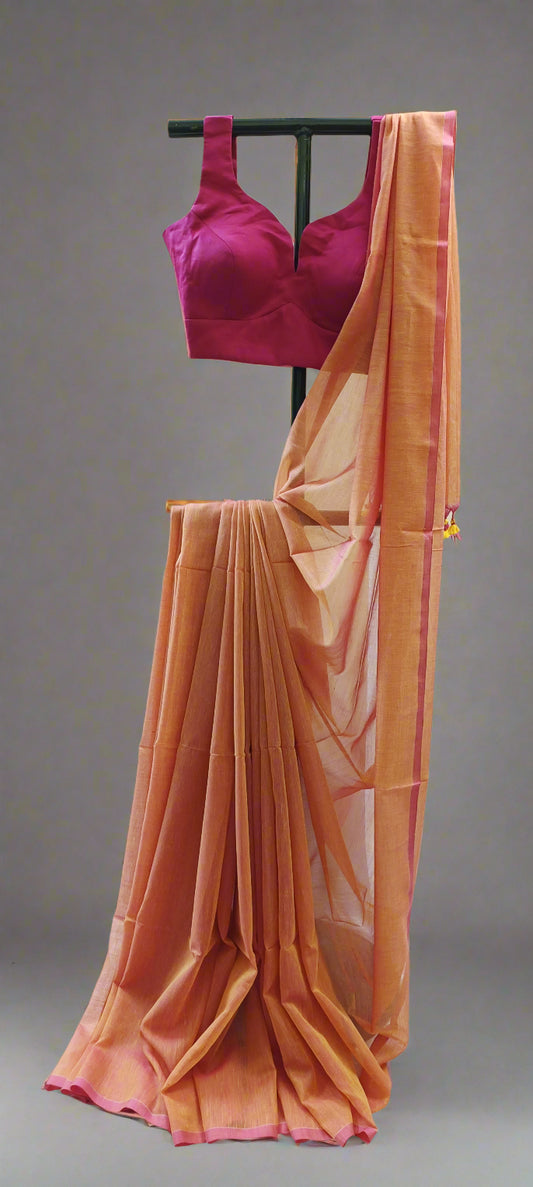 Kesar Phool Mul Cotton Saree