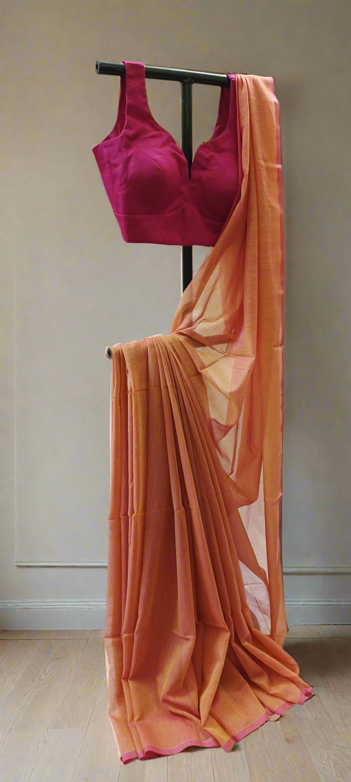 Kesar Phool Mul Cotton Saree