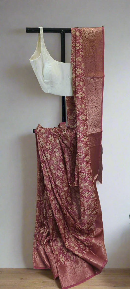 Dusky Rudra Nihari Silk Saree