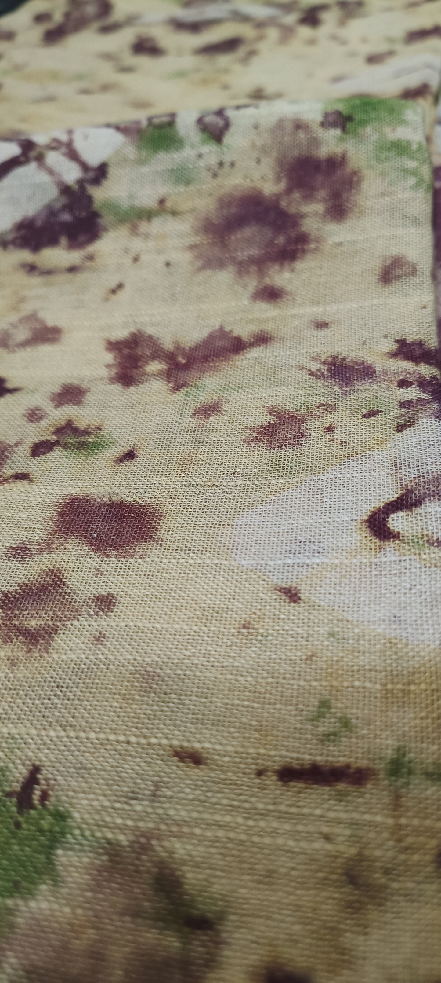 Forest Dust Linen Saree