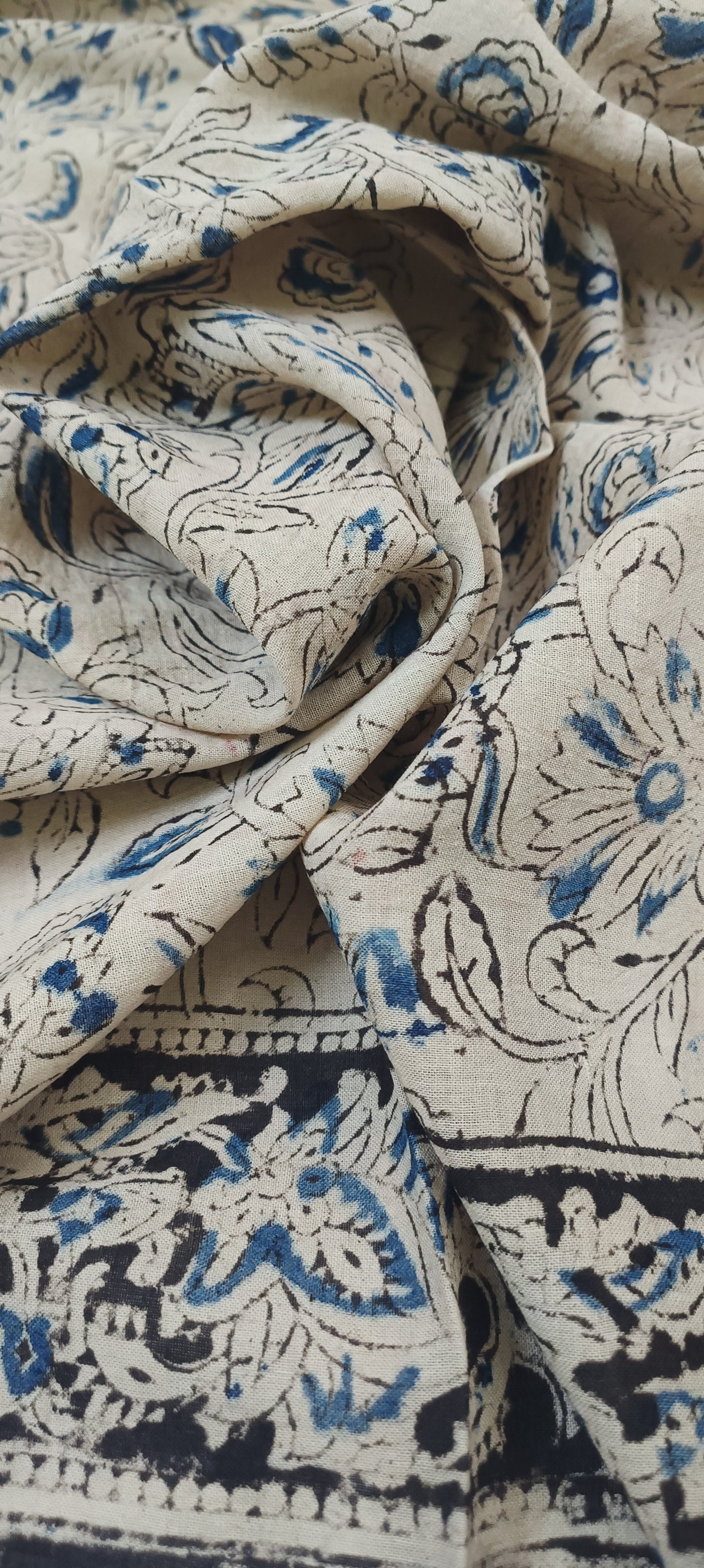 Raktika Kalamkari Cotton Saree