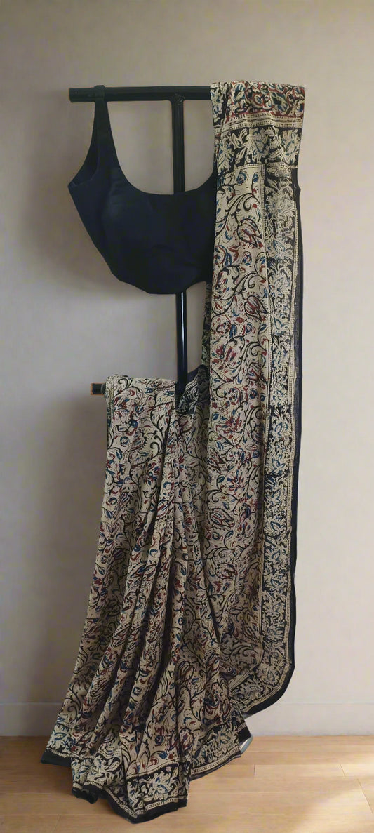 Raktika Kalamkari Cotton Saree