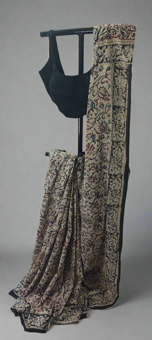 Raktika Kalamkari Cotton Saree