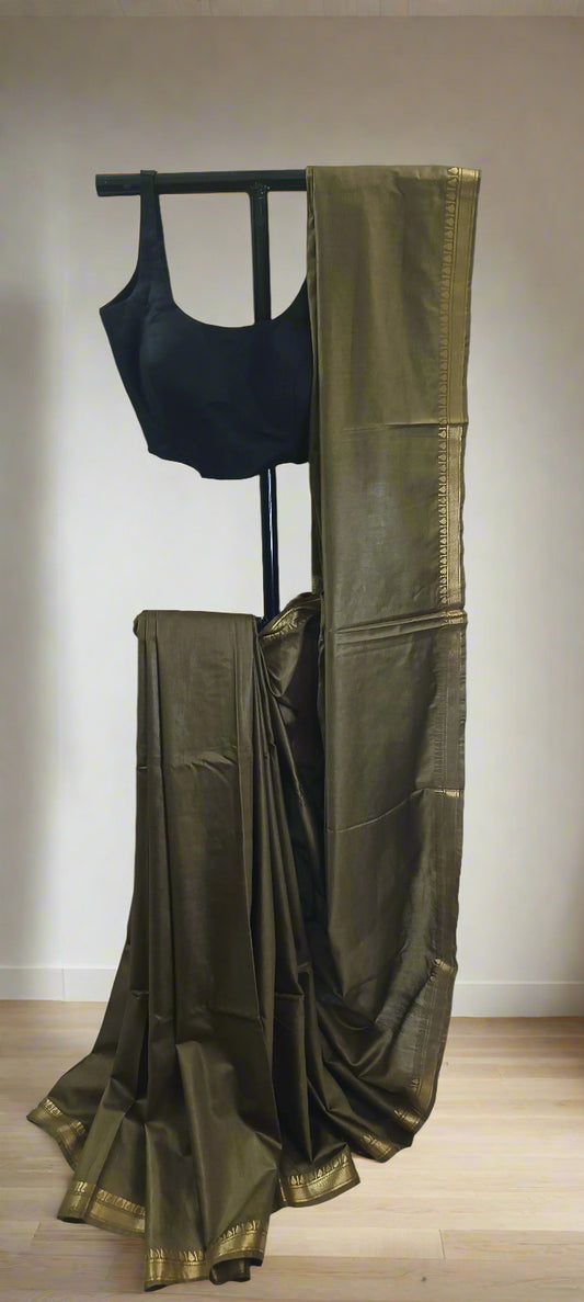 Zaitoon Mangalgiri Cotton Saree