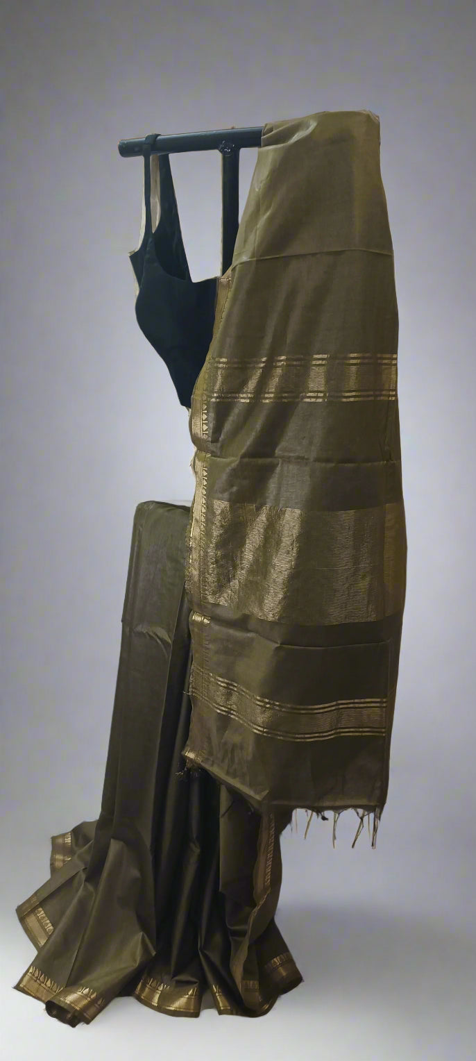 Zaitoon Mangalgiri Cotton Saree