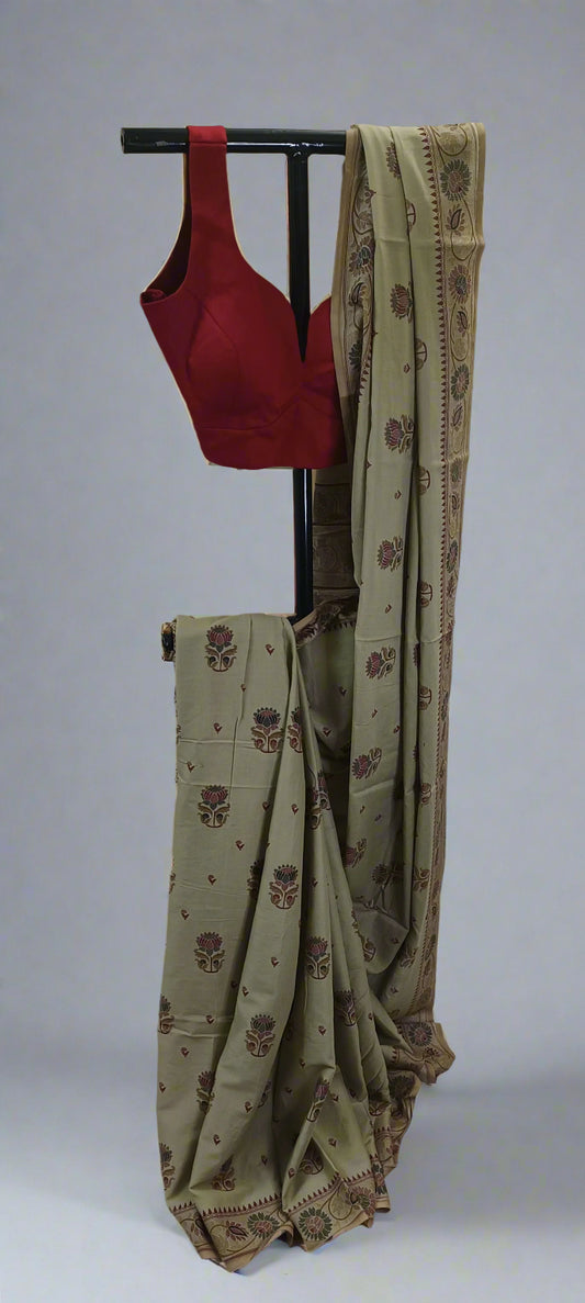 Kamala Dhwoni Handwoven Cotton Saree