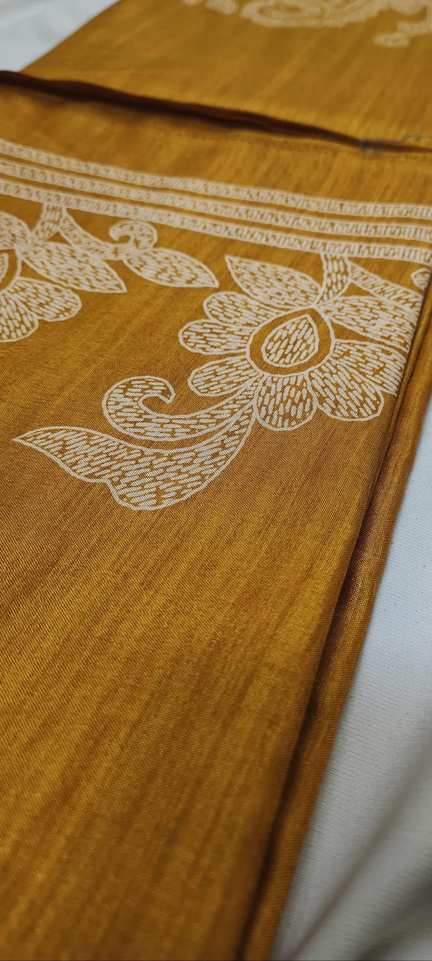 Amaltas Gold Pure Silk-Cotton Saree