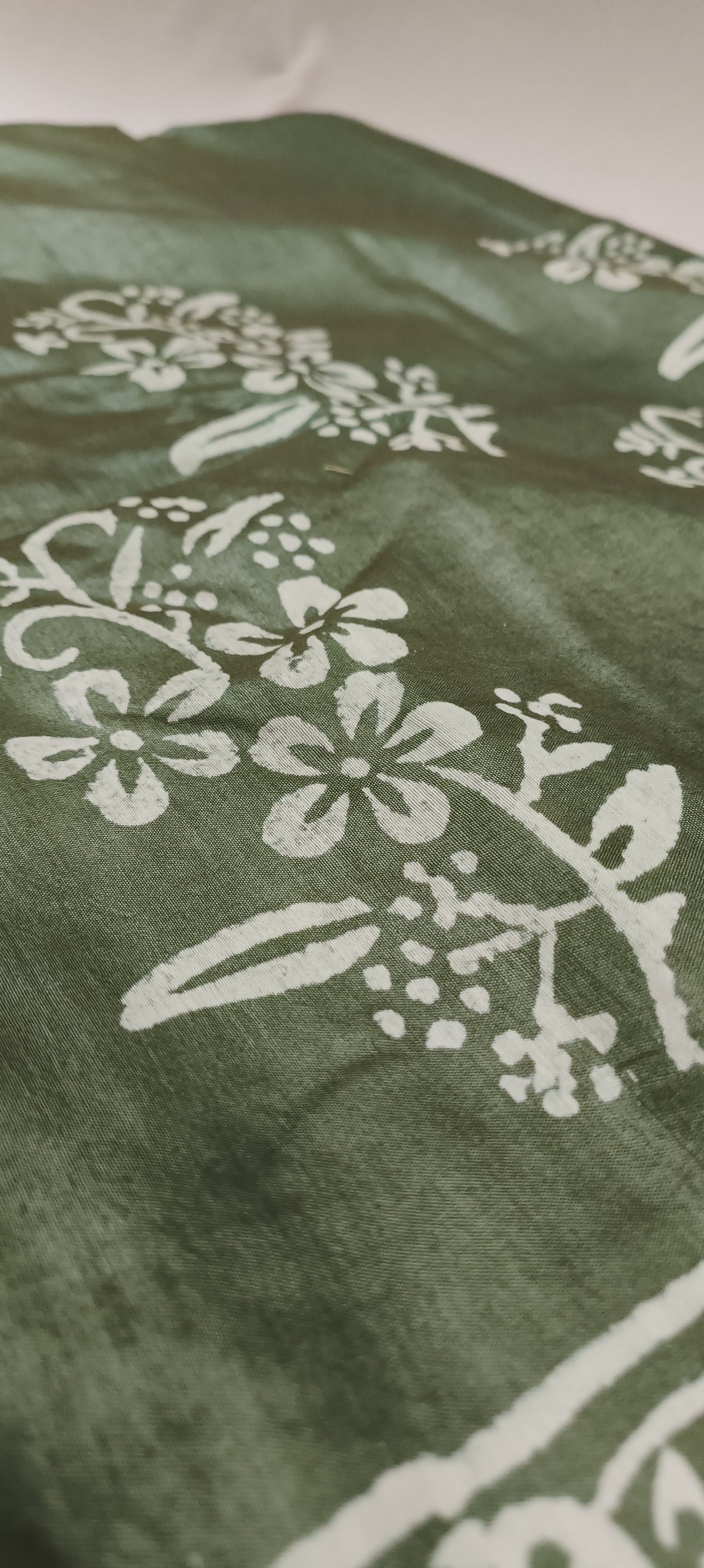 Anant Vriksha Bishnupuri Block Print Saree