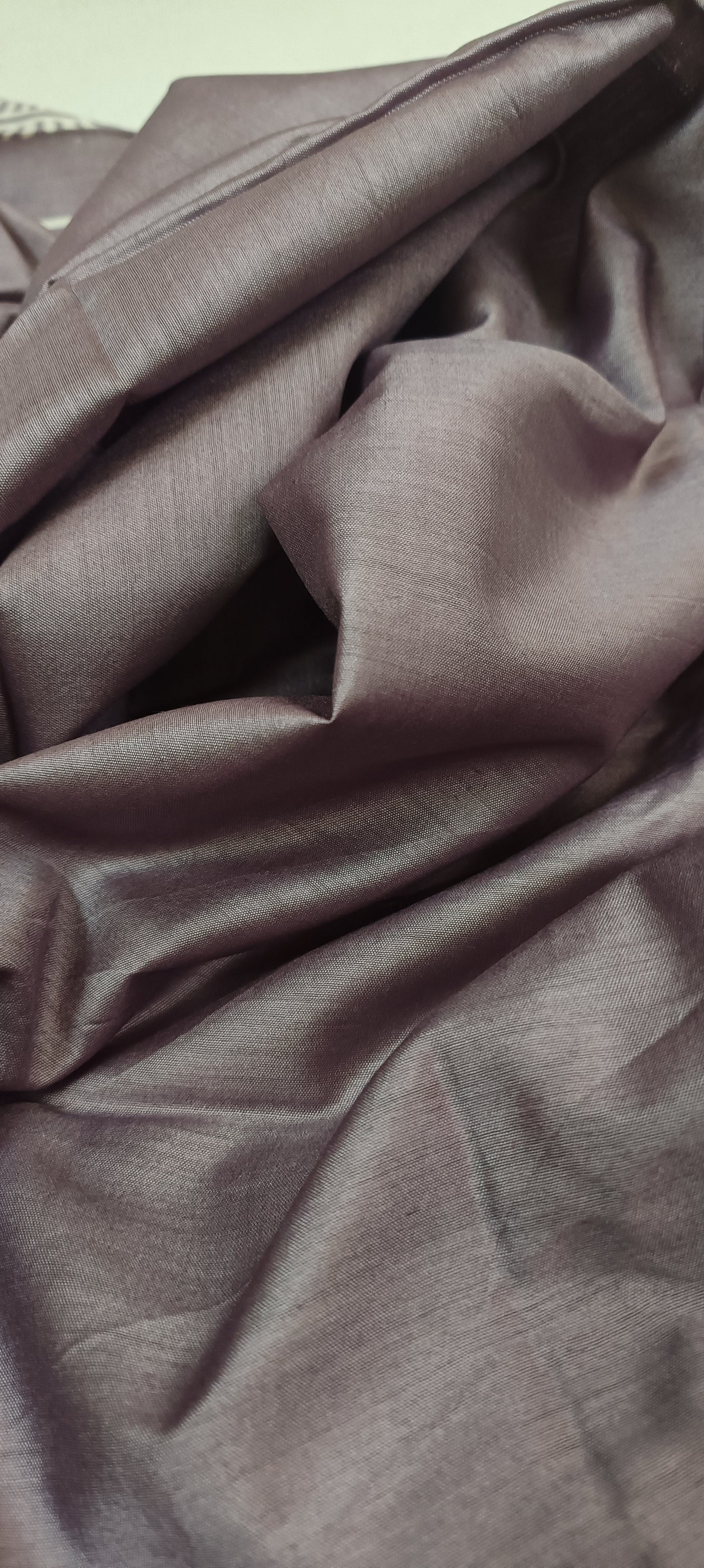 Lilac Kalpataru Bishnupuri Block Print Saree