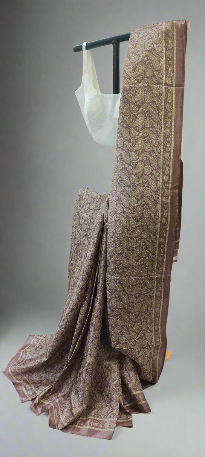 Vintage Kashish Paisley Print Saree