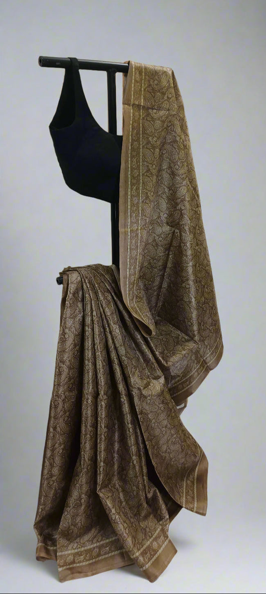 Mridvan Paisley Cotton Silk Saree