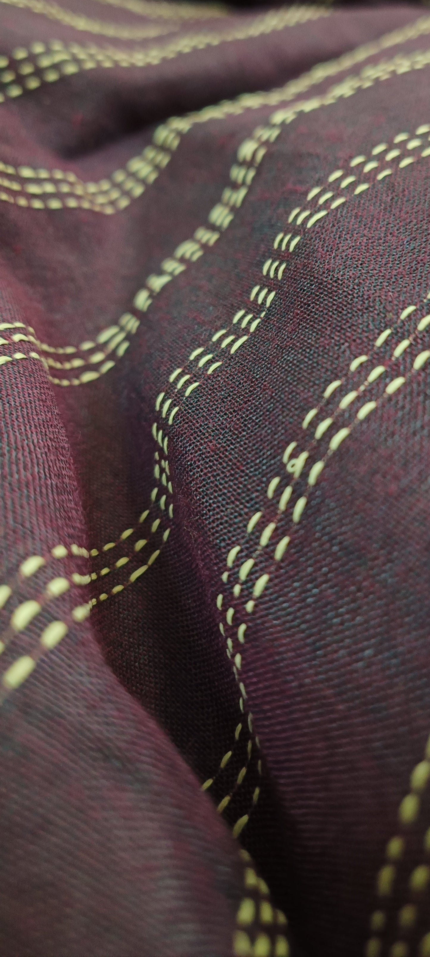 Twilight Soil Katha Cotton Saree