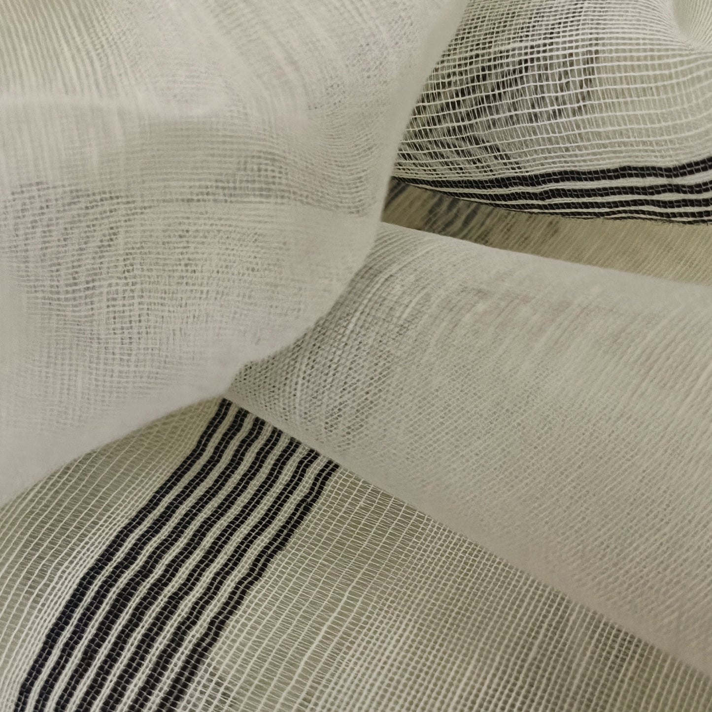 Ivory Smoke Soft Jamdani Saree