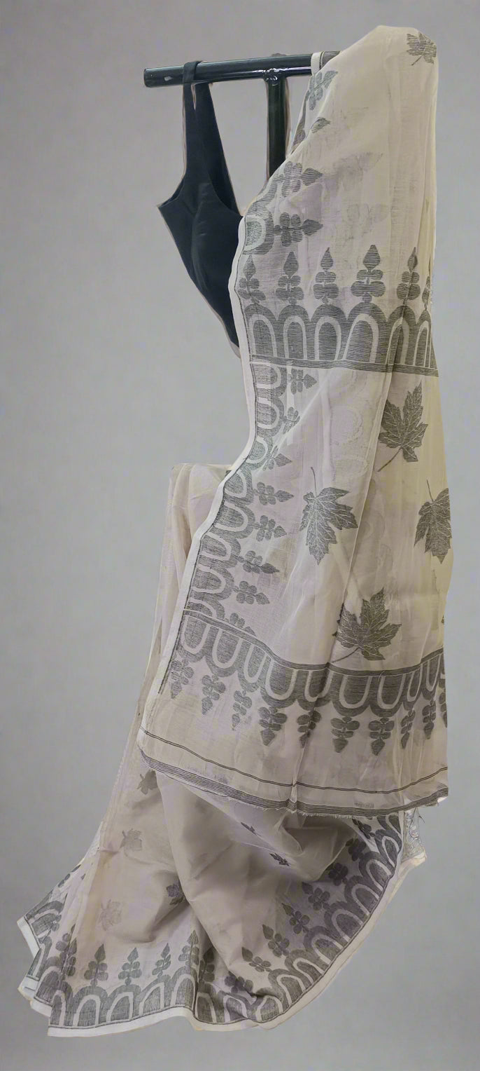 Chhaya Dhool Soft Jamdani Cotton Saree