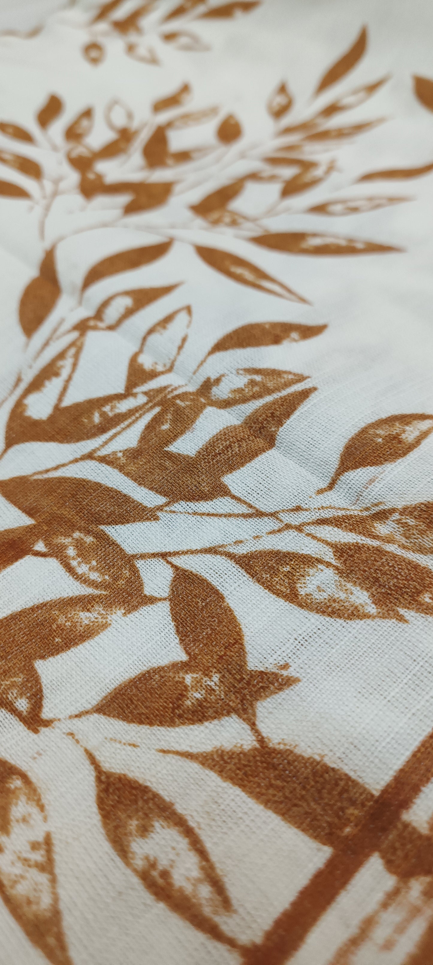 Terracotta Mist Slab Cotton Saree