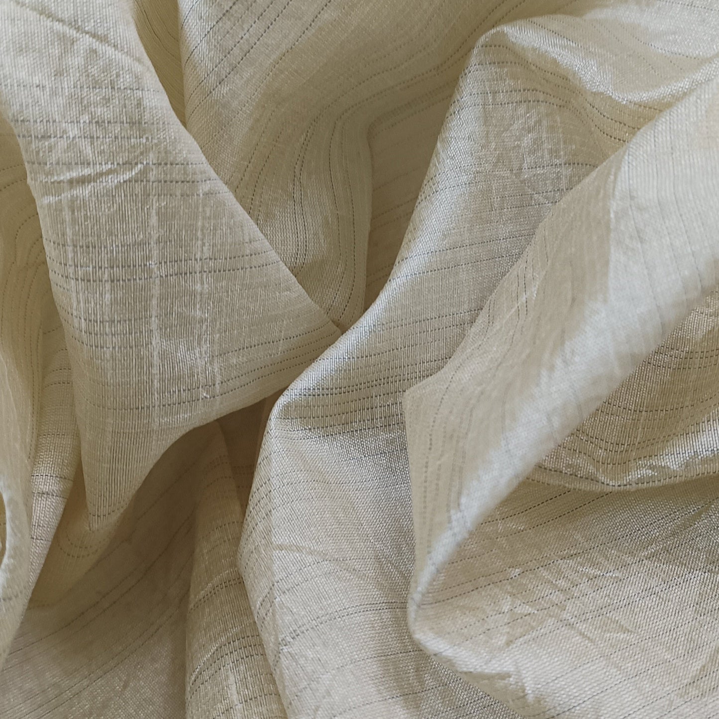 Shwetra–Noir Kantha Stitch Silk Saree