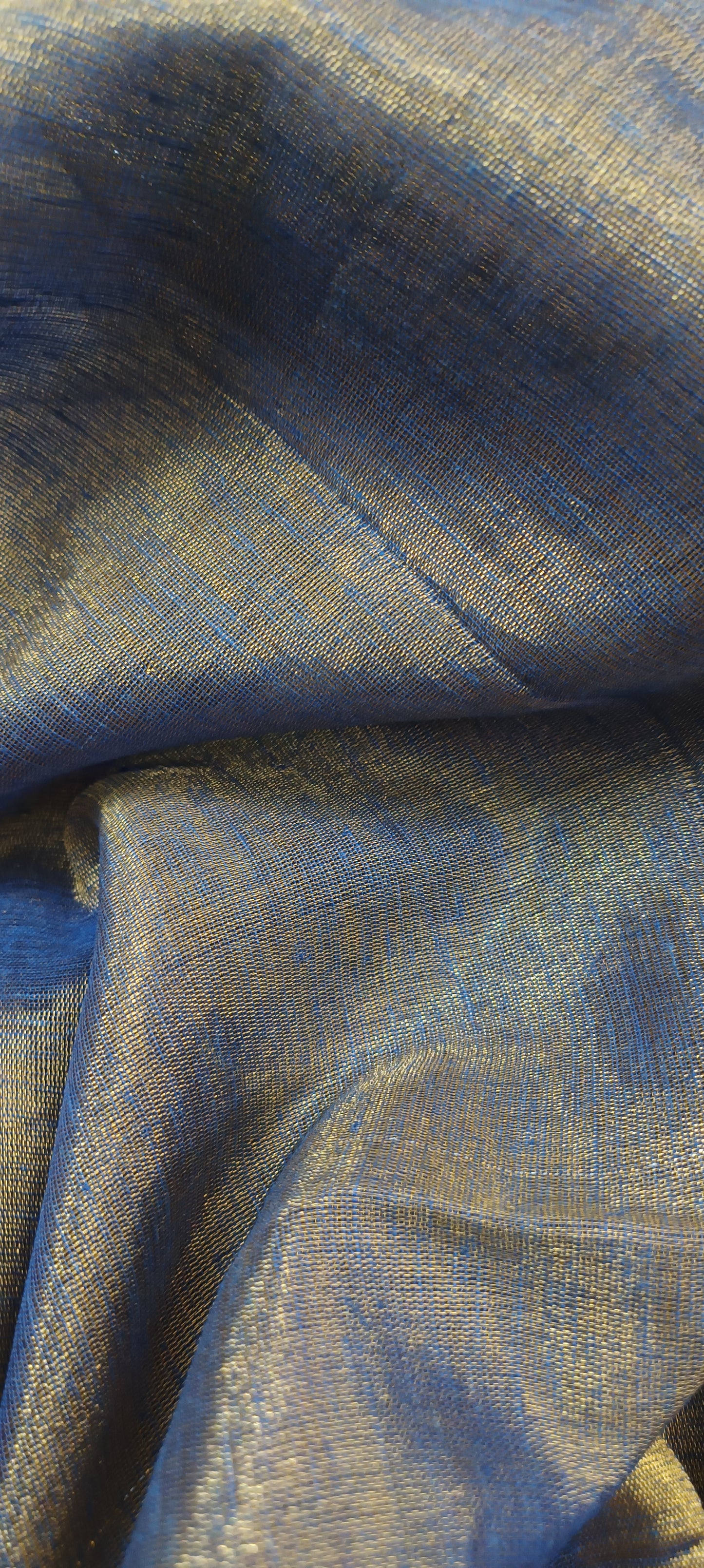 Noor-e-Neel Tissue Linen Saree