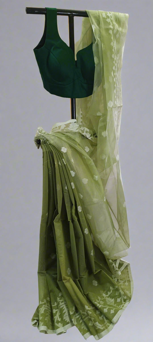 Vatavriksha Muslin Organza Saree