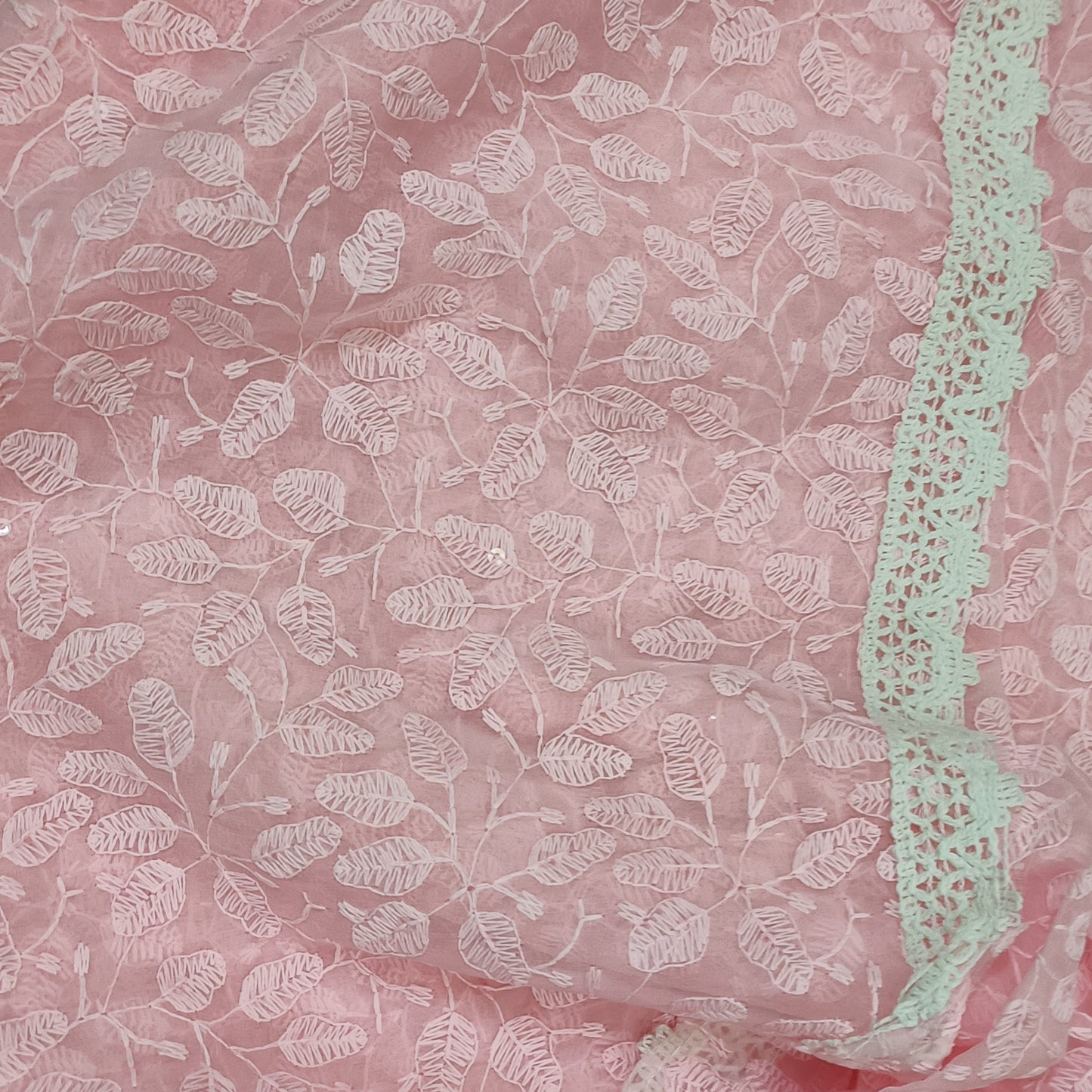 Gulbano Chikankari Work Saree