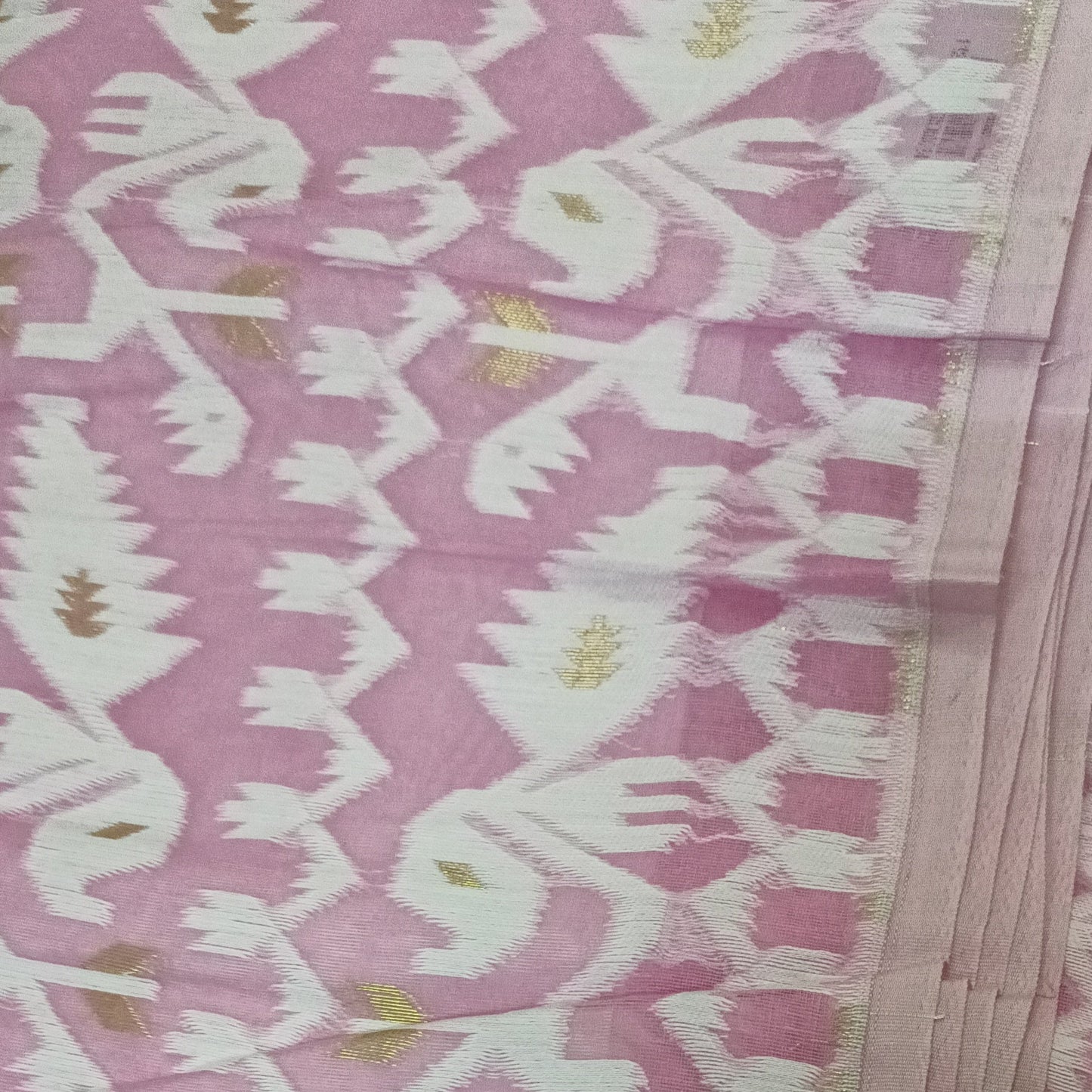 Gulab Saanjh Muslin Dhakai Saree
