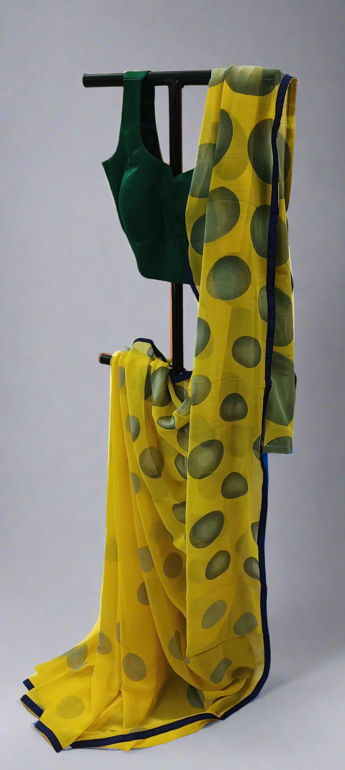 Aamphool Chiffon Saree