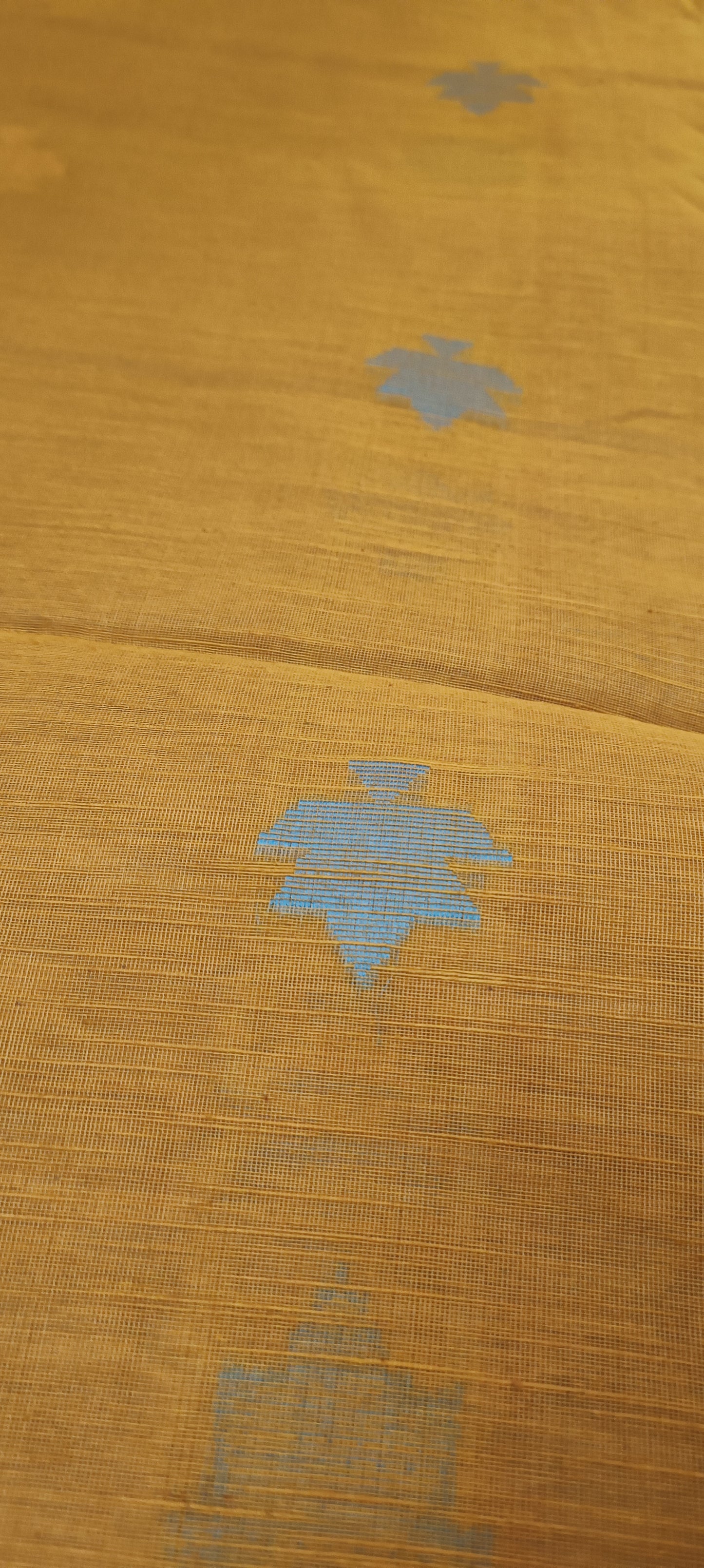 Horizon Dust Cotton-Linen Saree
