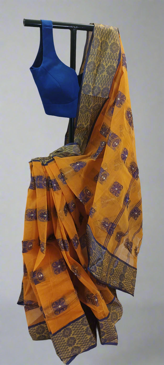 Agnilata Jamdani Taant Saree
