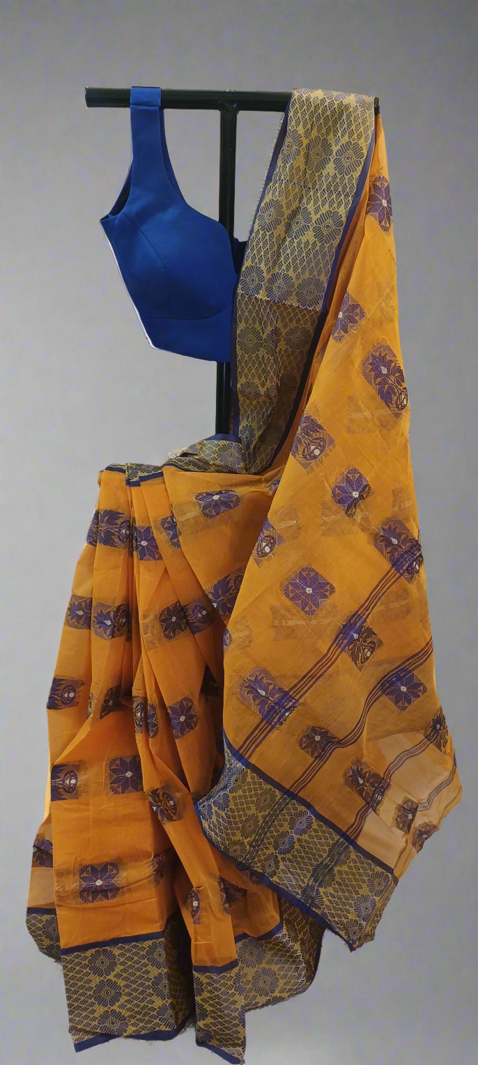 Agnilata Jamdani Taant Saree