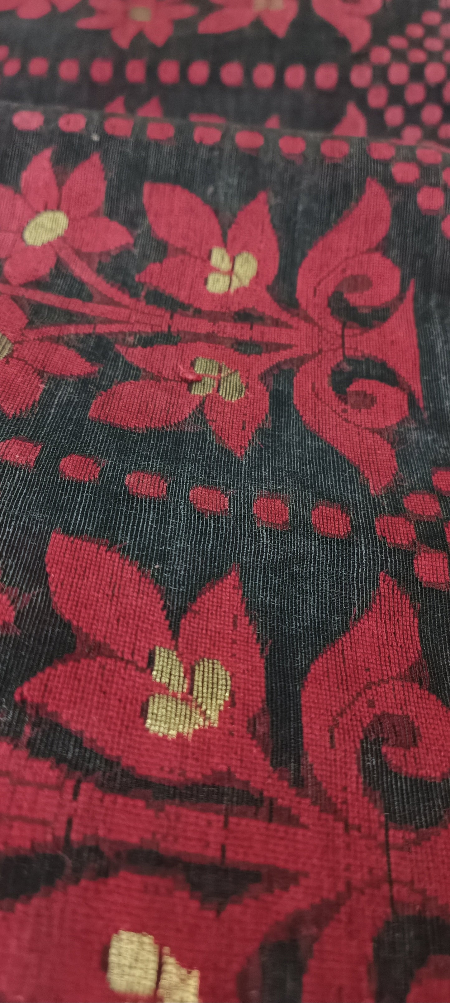 KaaliPhool Muslin Dhakai Saree