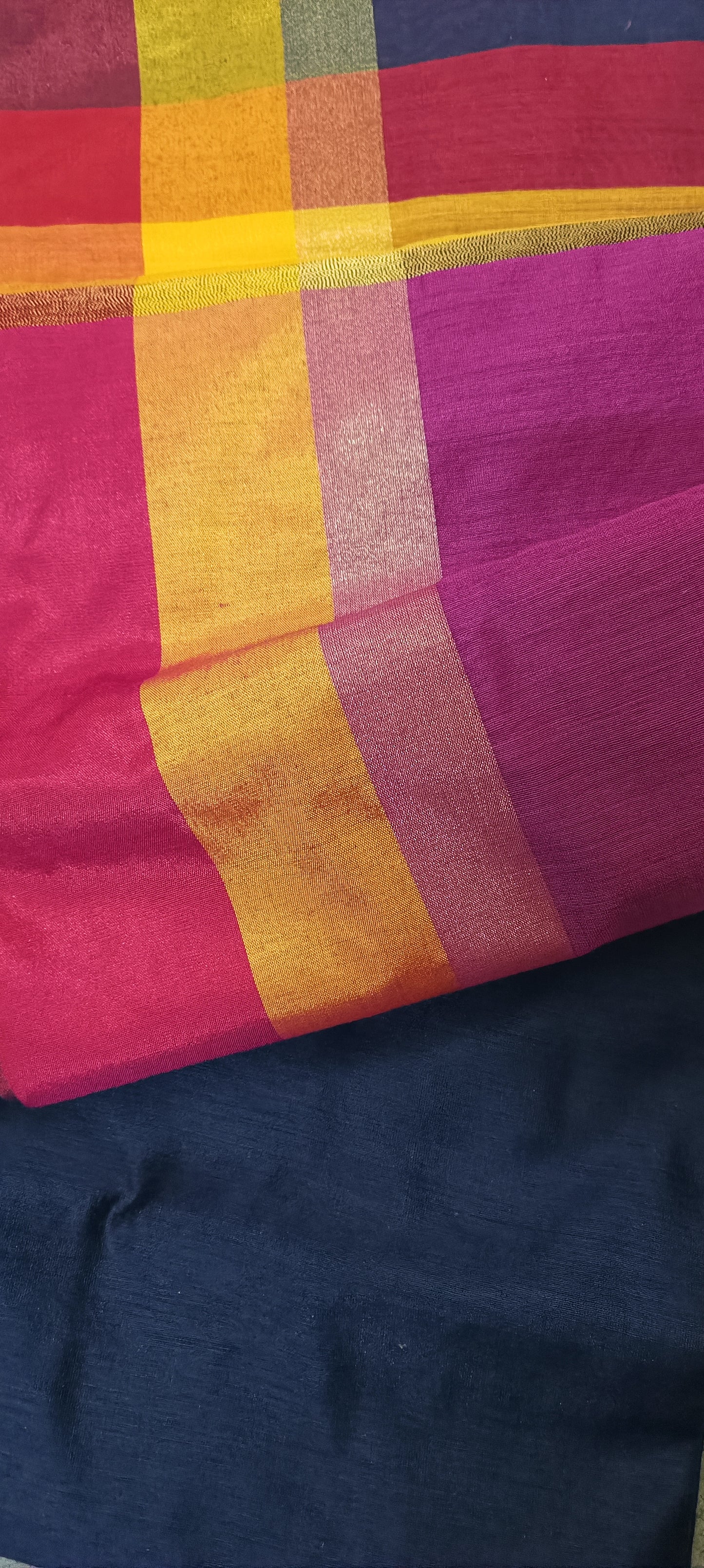 Bijuri Linen Cotton Saree