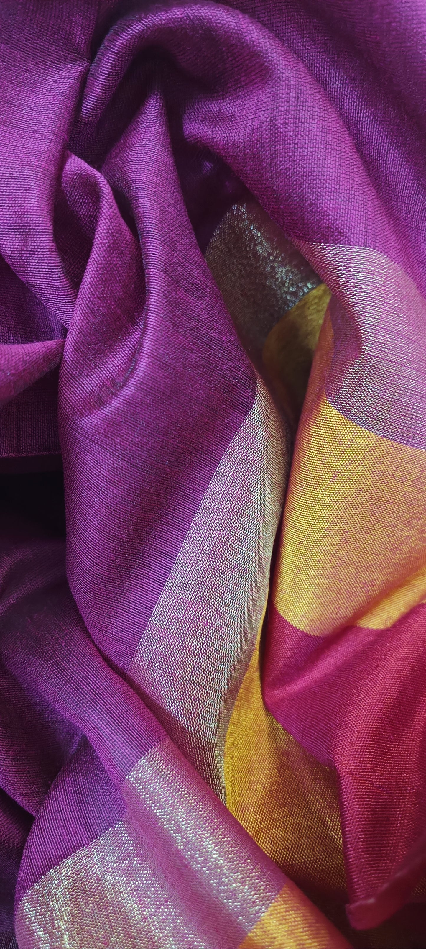 Bijuri Linen Cotton Saree
