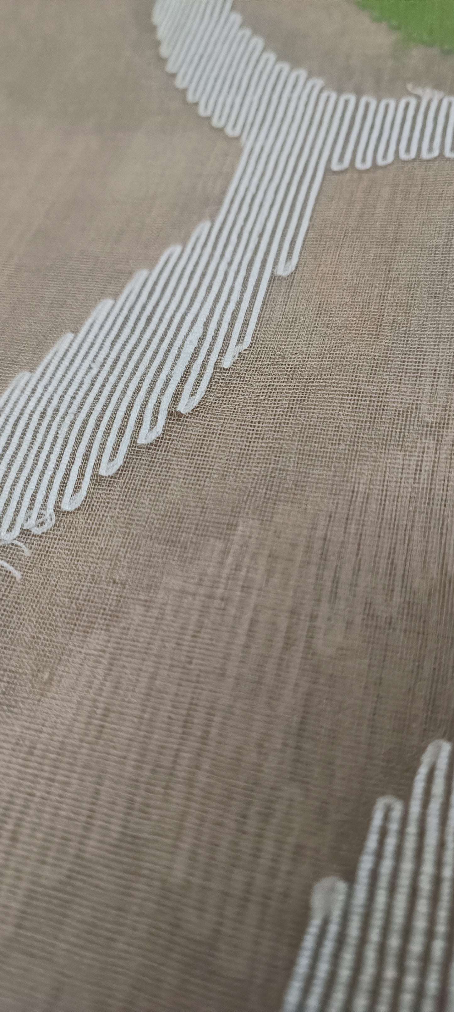 Gul-Abhaar Hand Embroidered Muslin Saree