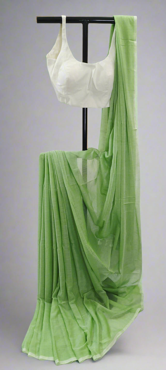 HARIYAALI Mul Cotton Saree