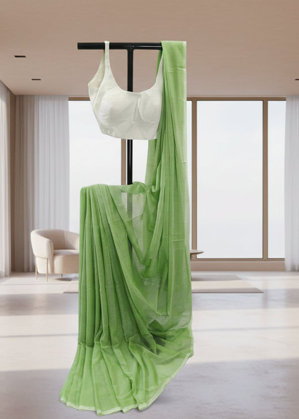 Hariyaali Mul Cotton Saree